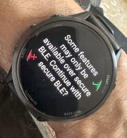 Pair Garmin HRM 600 to a watch