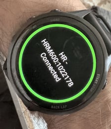 Pair Garmin HRM 600 to a watch
