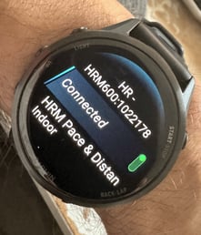 Pair Garmin HRM 600 to a watch