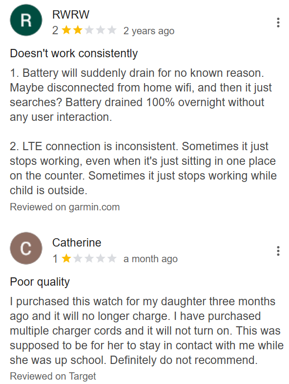Garmin Bounce 2 real user review rwrw