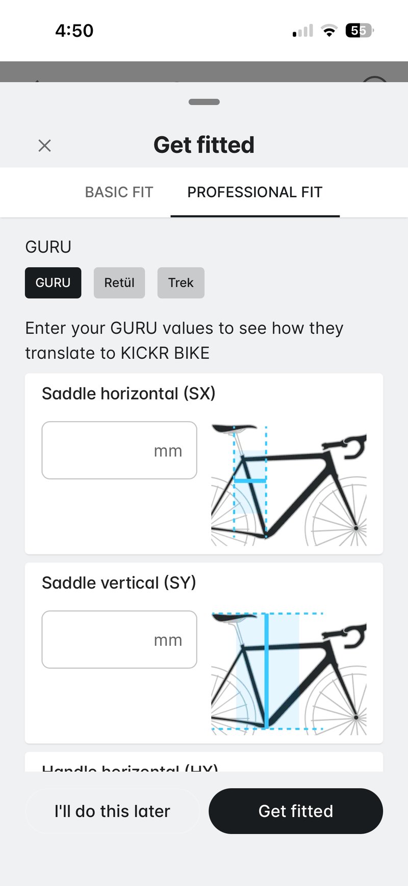 Wahoo KICKR BIKE PRO - setup and bike fit