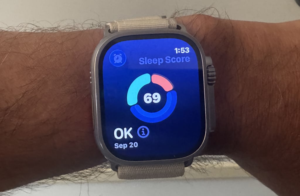 Apple Watch Nightly Sleep Score