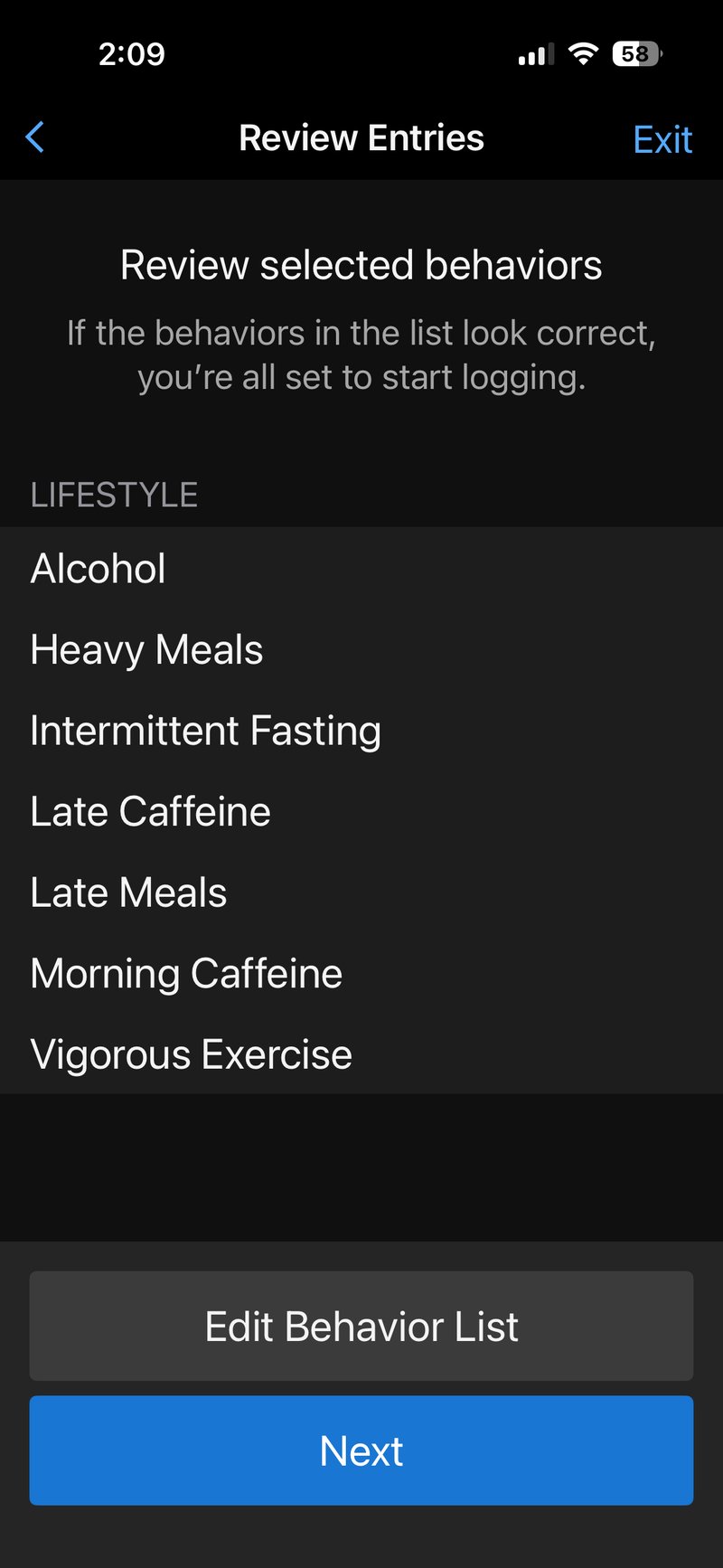 Garmin Lifestyle Logging