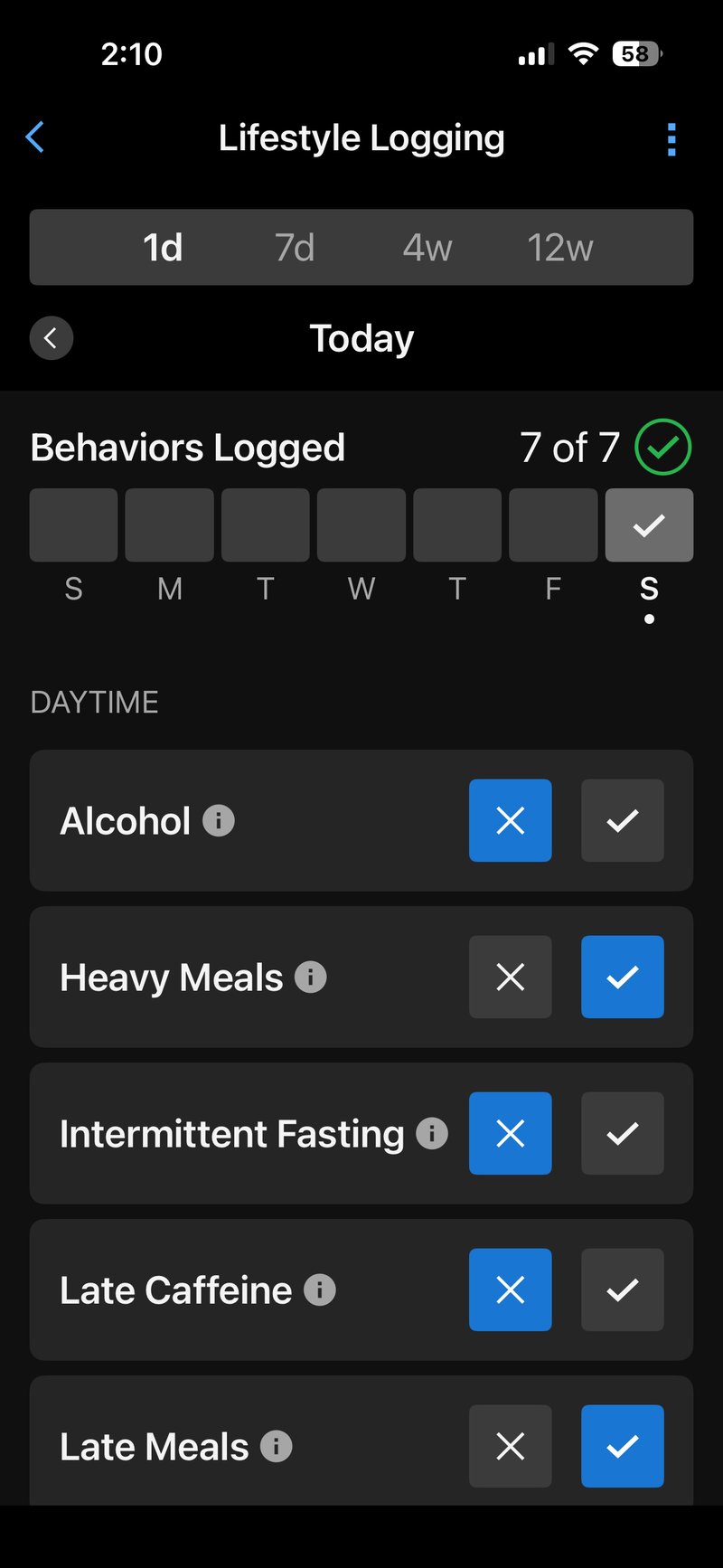 Garmin Lifestyle Logging