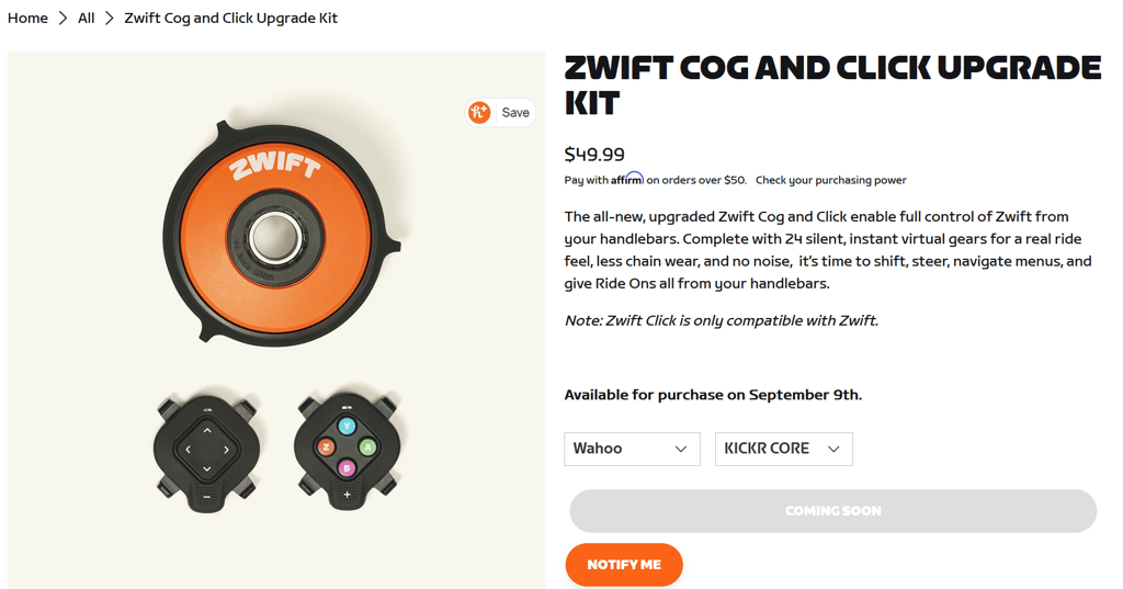 new Zwift Click controllers - hands on