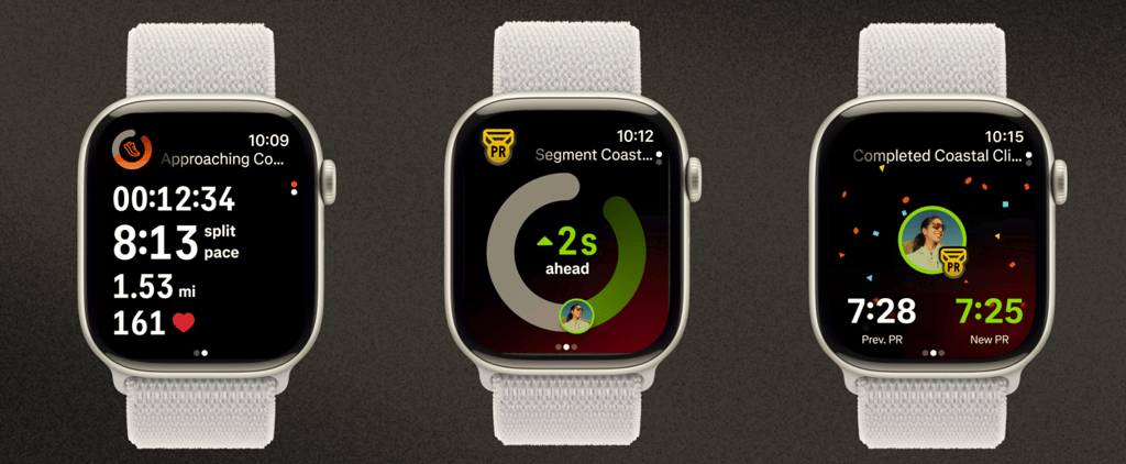 apple watch app live segments