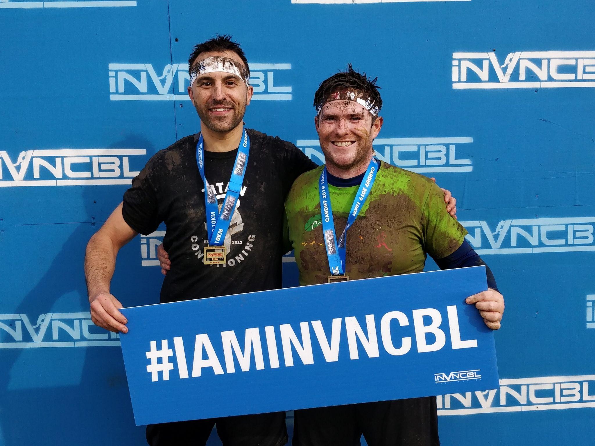 Chris Carra and Steven Twinberrow-Hirst after the race