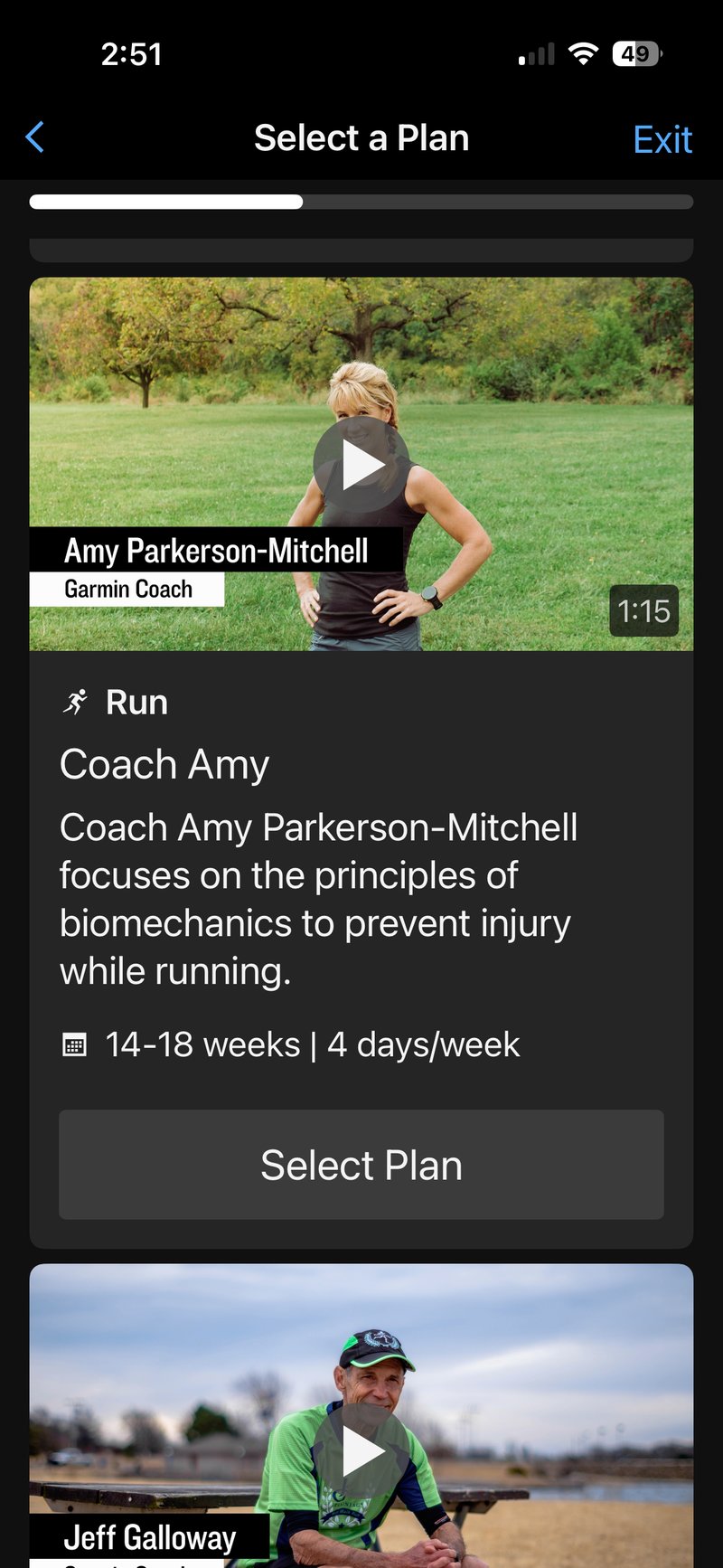 Garmin Coach Amy