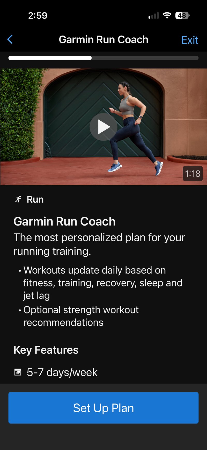 Garmin Run Coach