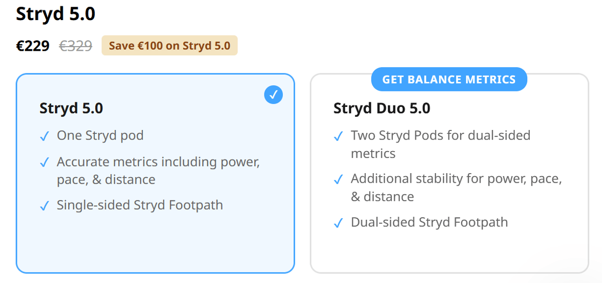 Stryd 5.0 discount offer