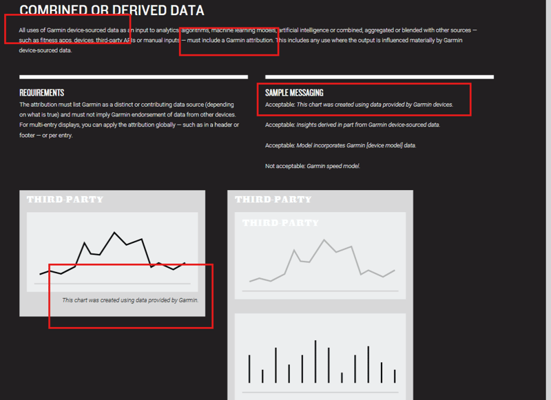 example of what Garmin actually requires from Strava and its not a logo