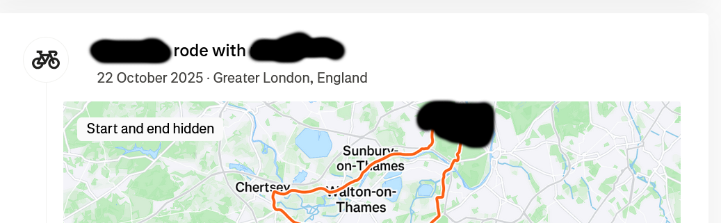 group ride exception to strava's device attribution requirement