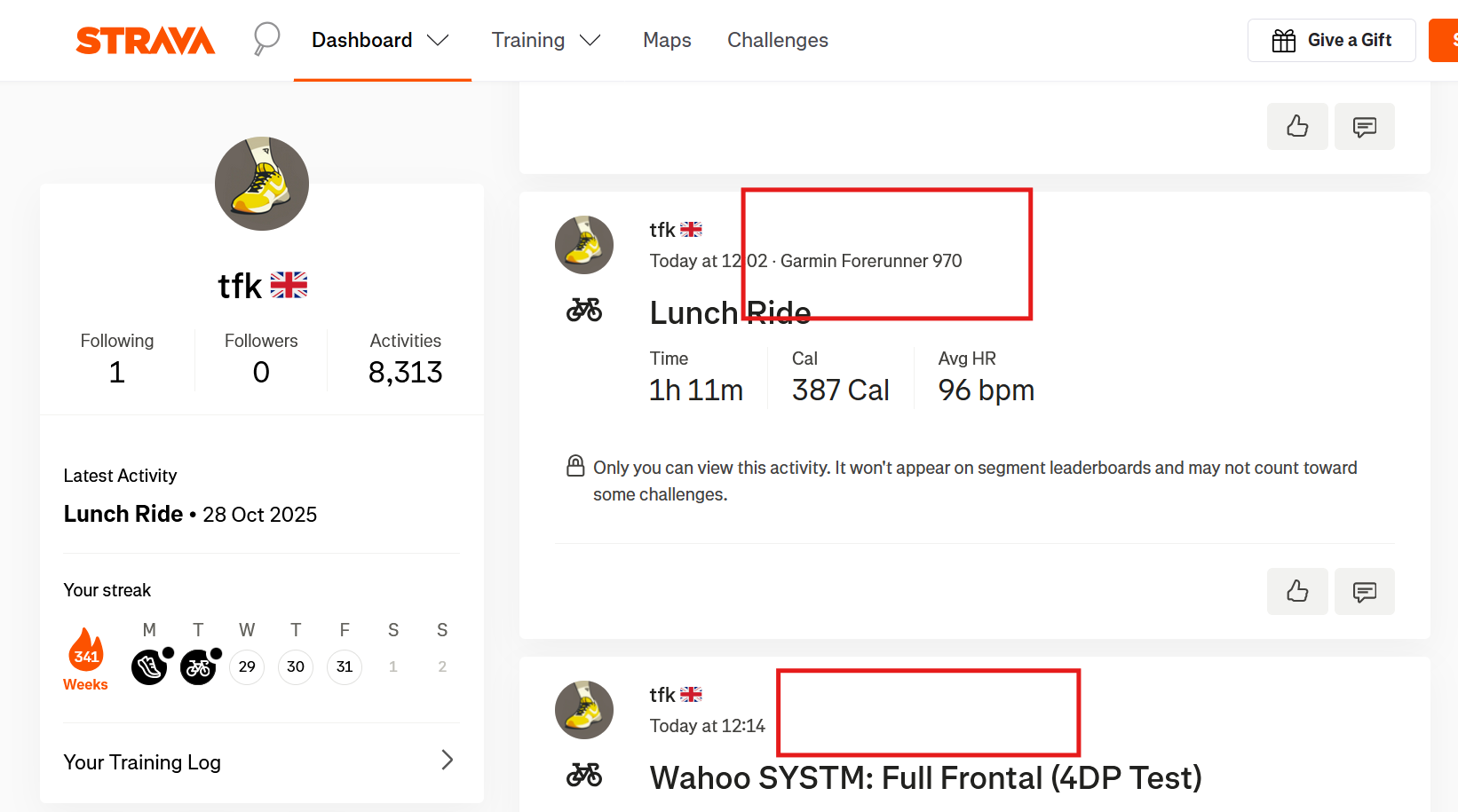 strava garmin legal spat over as strava rolls out device attribution in its feed