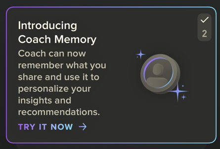 whoop adds coach memory