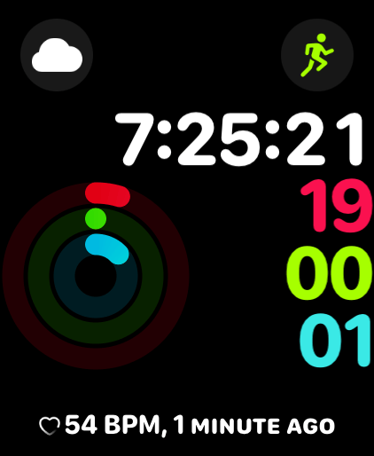 Apple Watch Watchface Activity Digital