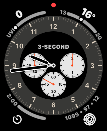 Apple Watch Watchface Chronograph Pro