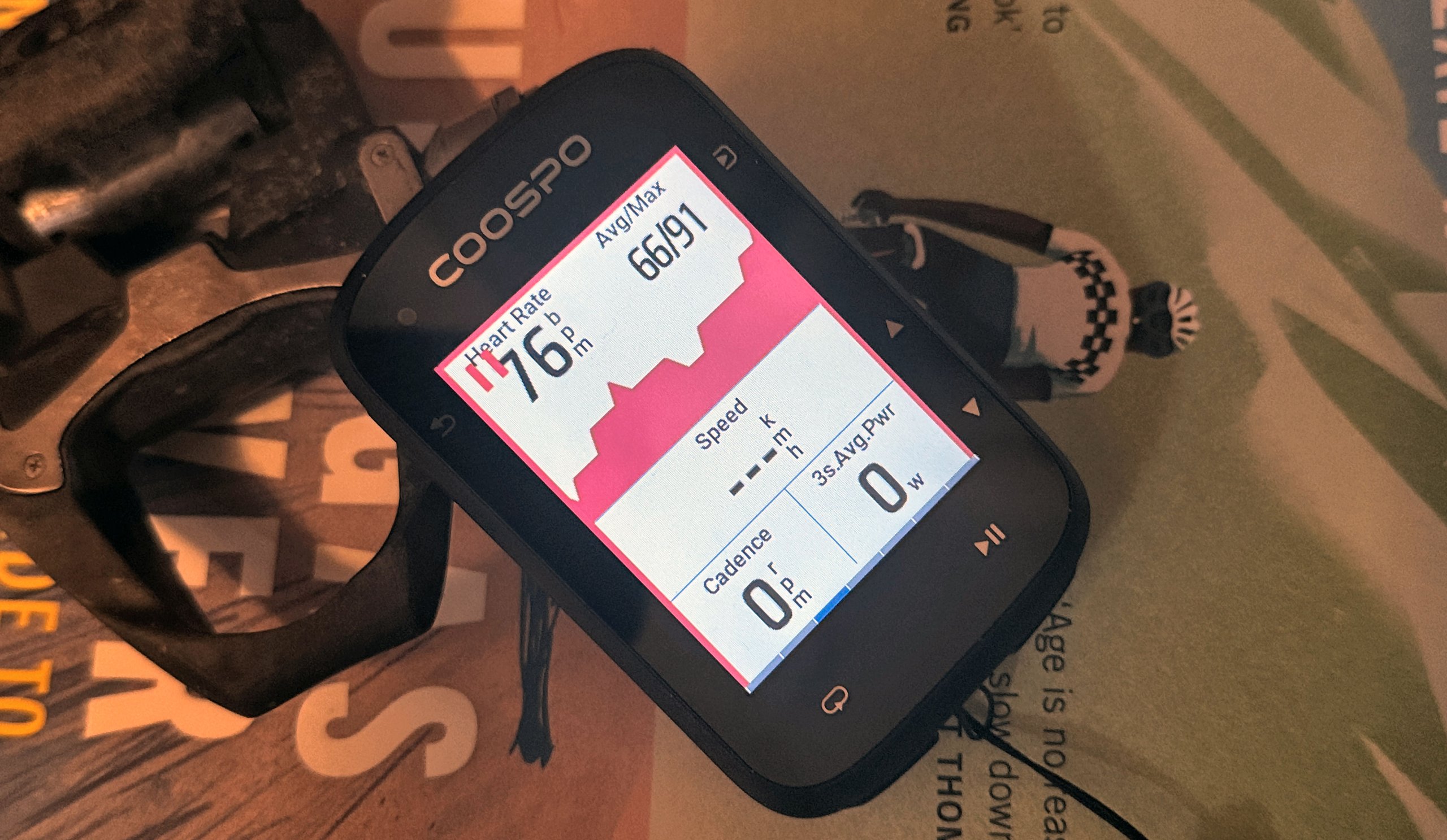 Coospo CS600 heart rate chart