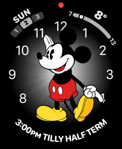 Apple Watch Watchface Mickey Mouse