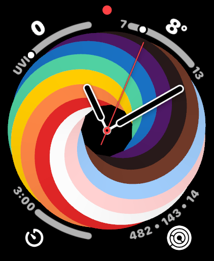 Apple Watch Pride woven