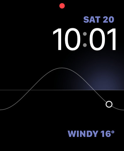 Apple Watch Watchface Solar Graph
