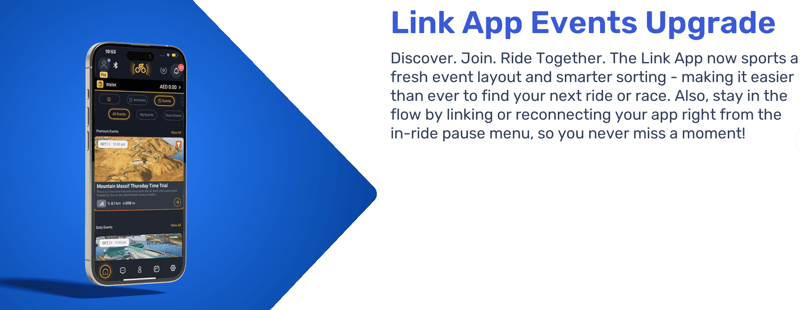 link app events upgrade
