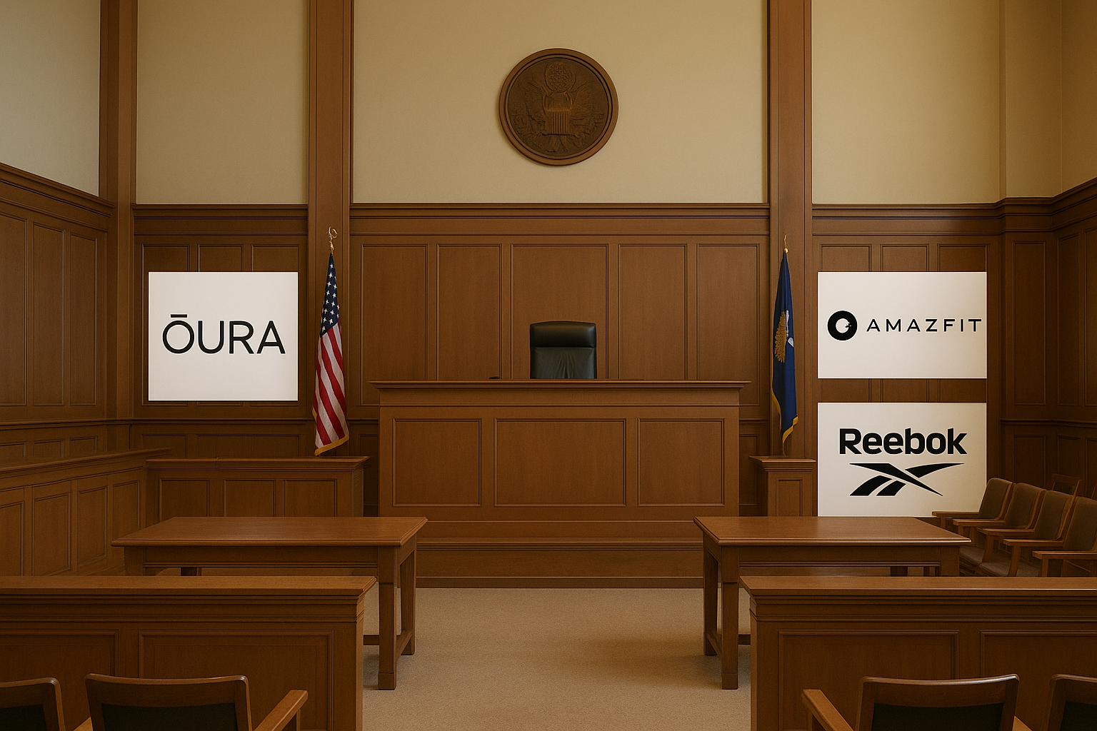 oura reebok amazfit luna ring patent court case