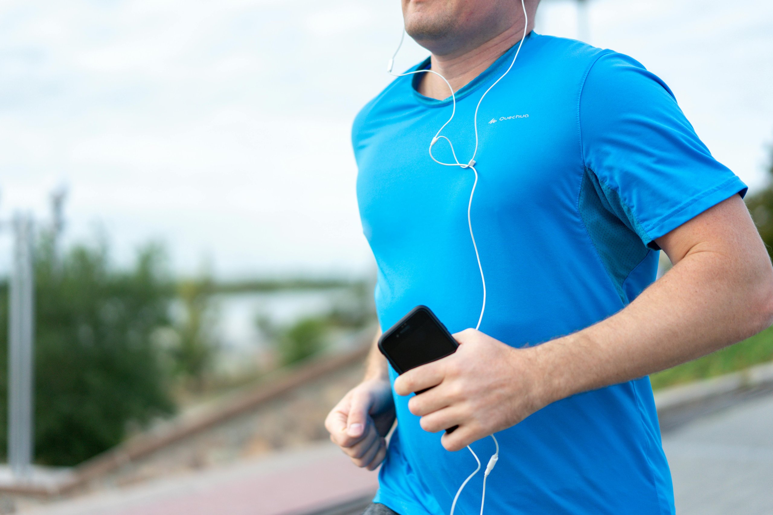 runner using training app