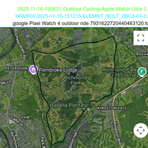 pixel watch 4 richmond park laps