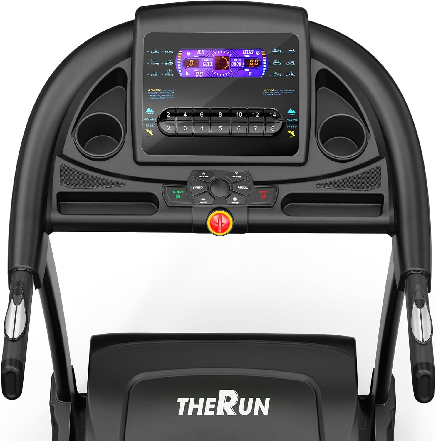 THERUN T15 control panel and display console close-up