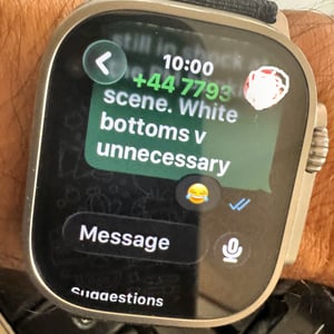 whatsapp has a good interface for basic interactions