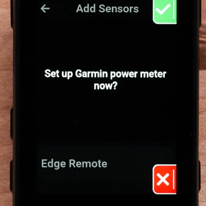 Garmin Rally MUST be setup at this stage