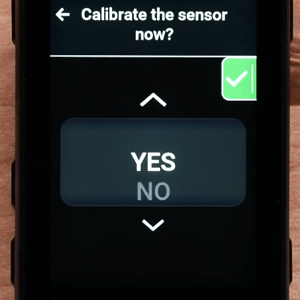 Garmin Rally calibrate with cranks vertical