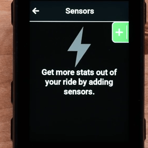 Garmin Rally start sensor pairing with Edge 850