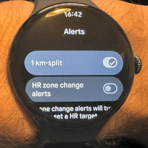 Google Pixel Watch 4 fitbit define workout alerts