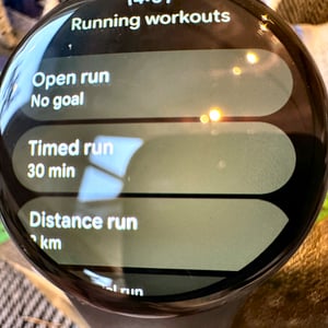 Google Pixel Watch 4 fitbit follow existing workout