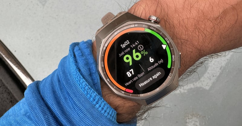 Huawei Watch GT 6 Pro SpO2 Result