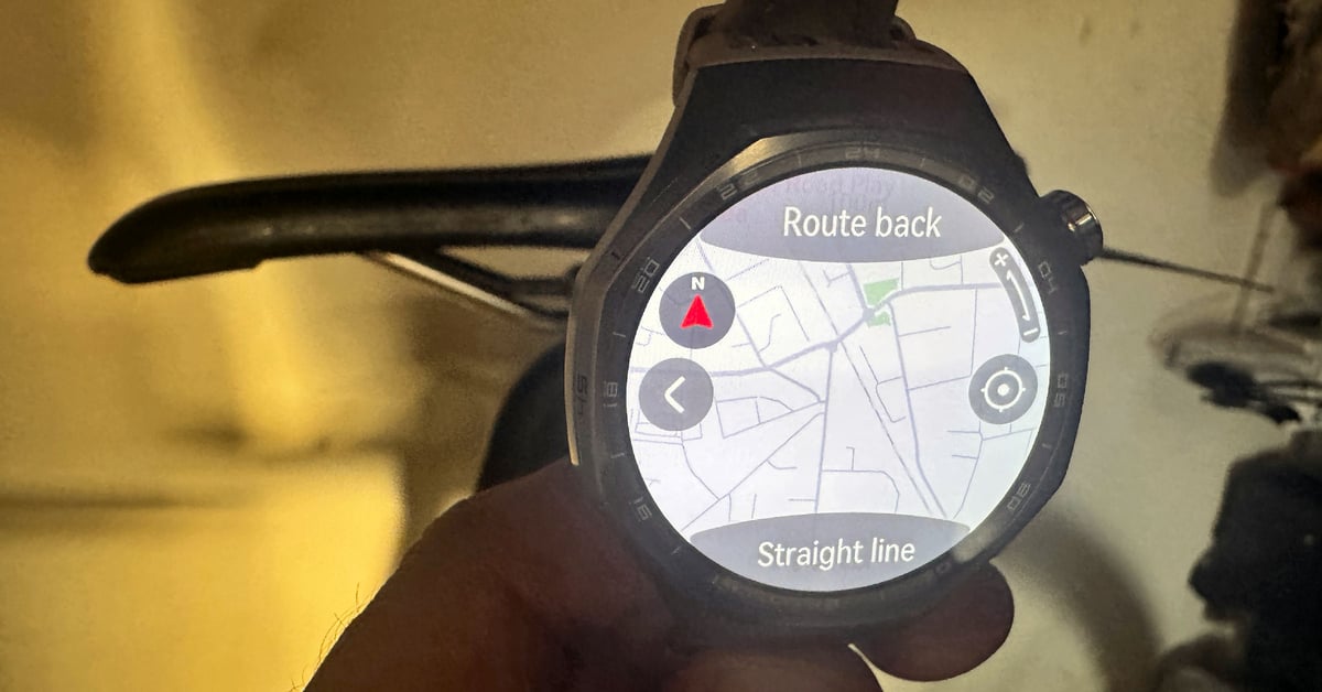 when lost, mid way through navigating a route you can navigate back following a compass bearing or retrace your steps.