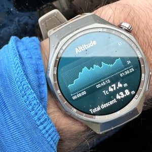 Huawei Watch GT 6 Pro post workout elevation