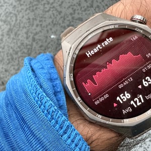Huawei Watch GT 6 Pro post workout heart rate chart