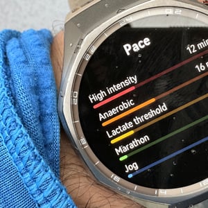 Huawei Watch GT 6 Pro post workout pace zones