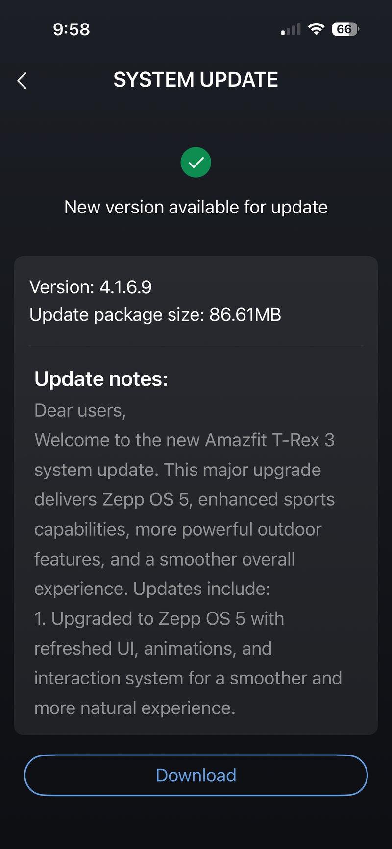 Amazfit Helio Strap highlighting new indoor swimming and rowing workout modes.