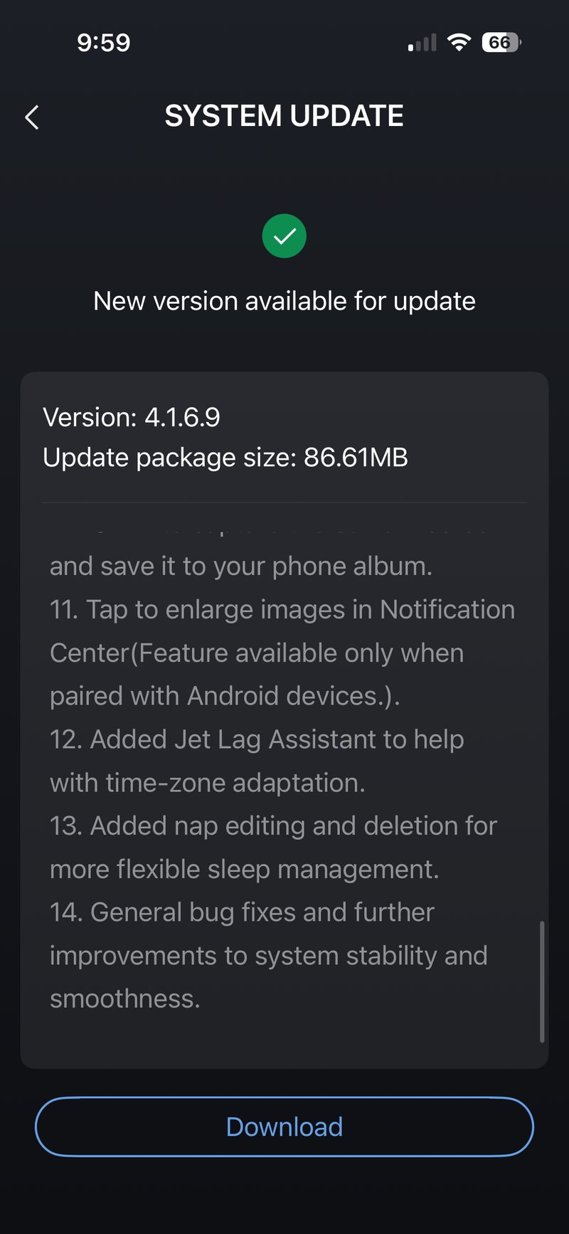 Amazfit Balance 2 menu showing adjustable font sizes and TrainingPeaks integration.