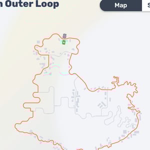 MyWhoosh Bhutan Outer Loop Map