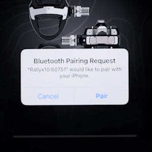 Pairing to Garmin Connect App Pairing Request