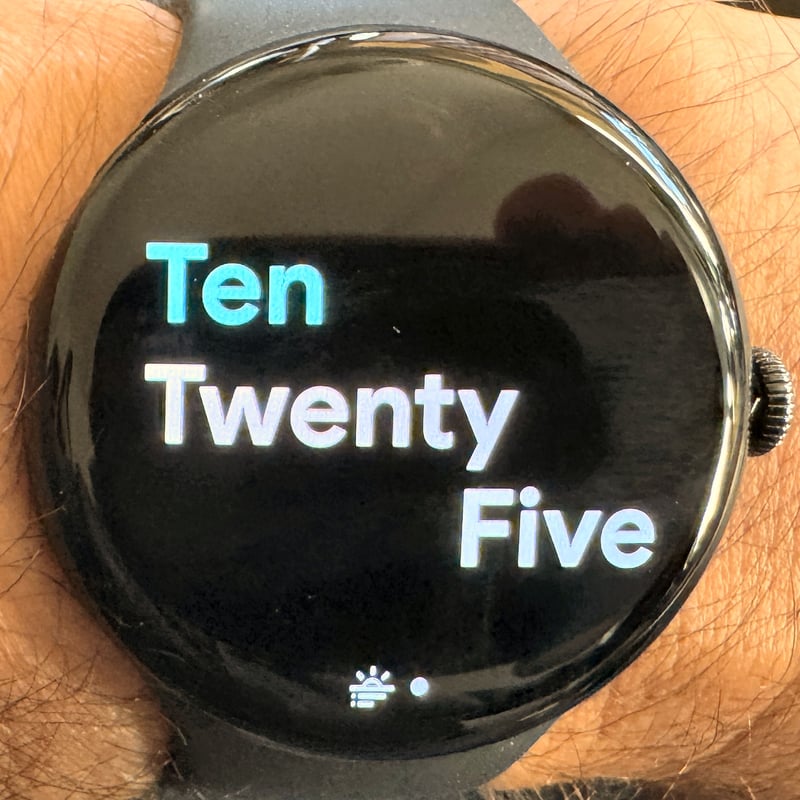 Pixel Watch 4 Prime Watch Face, a refined analogue design with clean lines
