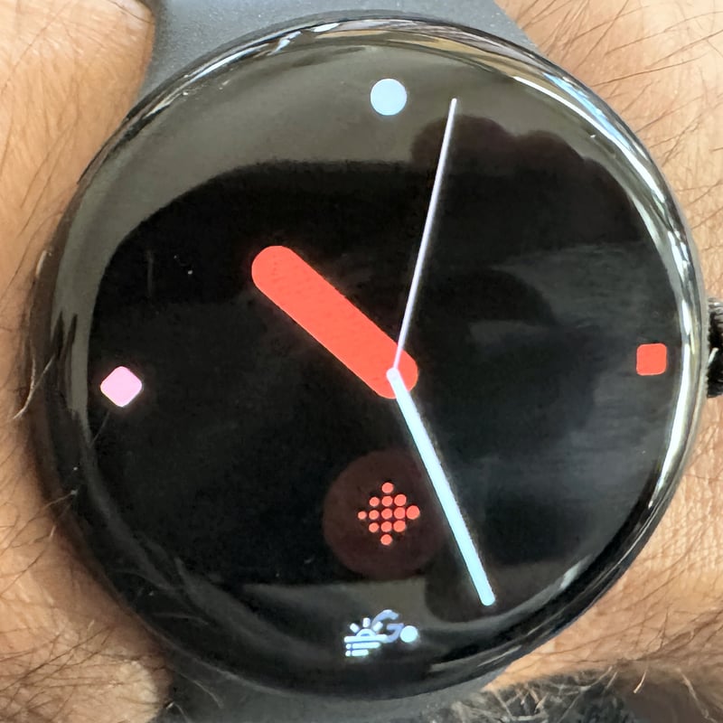 Pixel Watch 4 Shapes Watch Face using geometric shapes to represent time