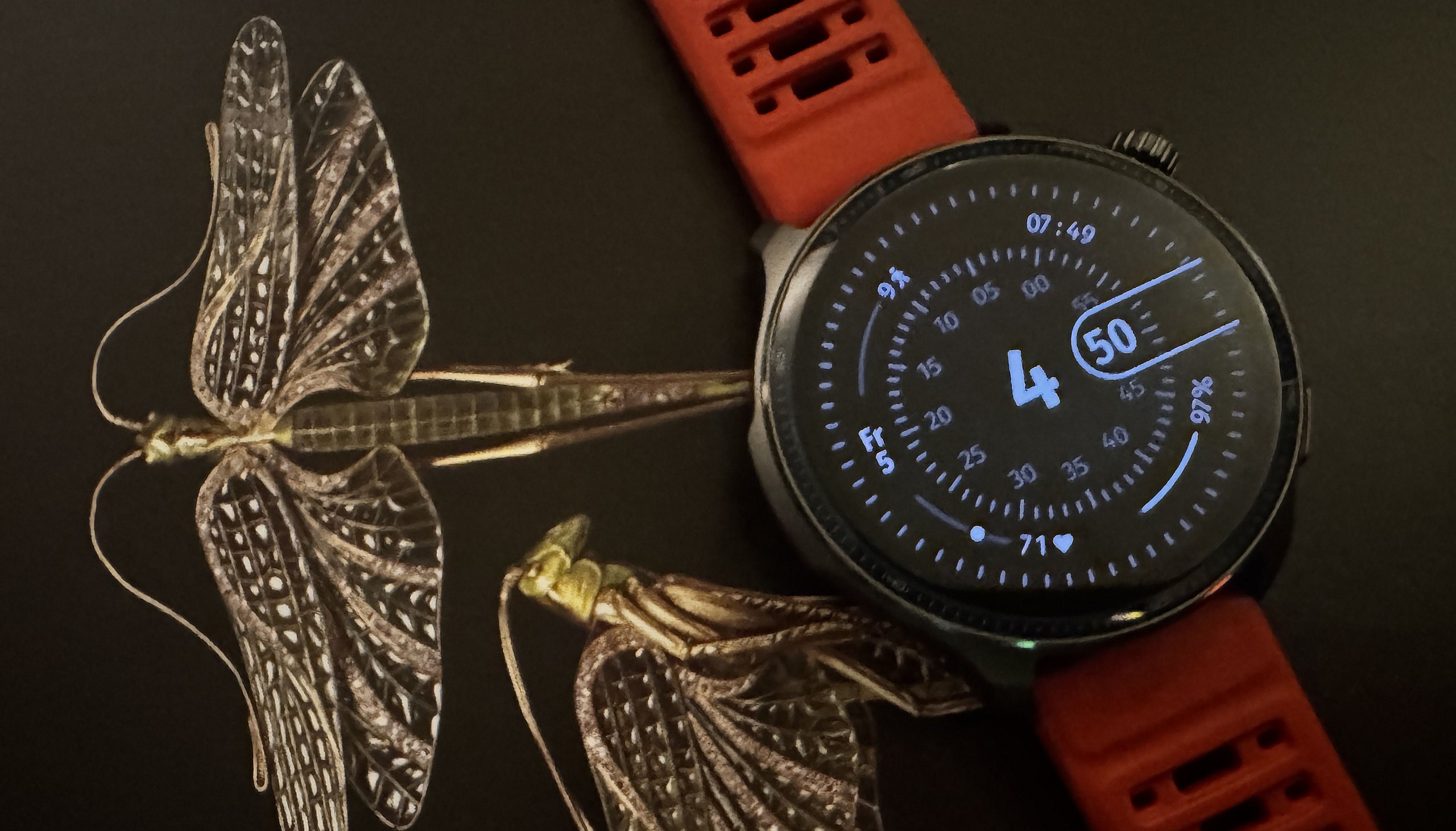 Amazfit Balance 2 review of a stylish smartwatch on the wrist showing the bright AMOLED display and sapphire glass