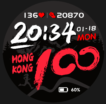 Coros Pace 4 watch face - 2025 HK100