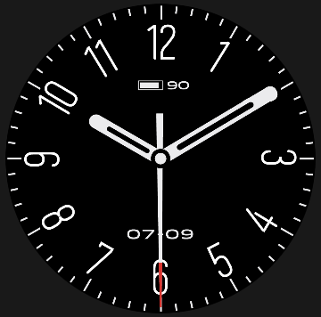 Coros Pace 4 watch face - Classic 3
