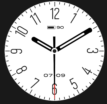 Coros Pace 4 watch face - Classic 4